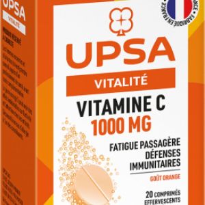 Upsa Vitamine C 1000mg Comprimés effervescents - boîte de 20