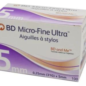 BD Micro Fine+ 5mm (31G) - Aiguilles à stylos x 100