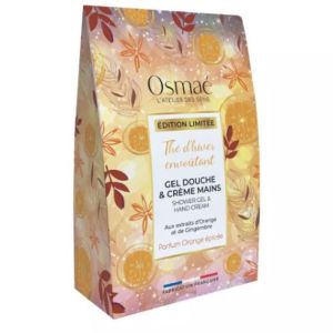 Osmae Coffret Thé d'Hiver Envoûtant Gel douche & Crème mains