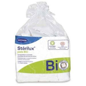 Stérilux Pads 100% coton Bio - 160 pads