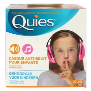 Quies Casque Enf A-Bruit Rose 1