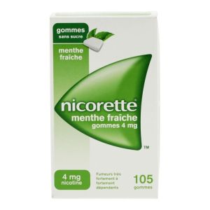 Nicorette Ment F.4Mg S/S Gm105