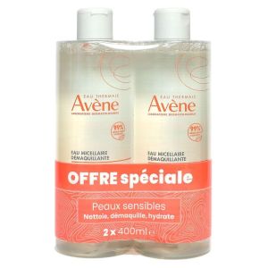 Avene Eau Micellaire Demaquillant 2X400Ml