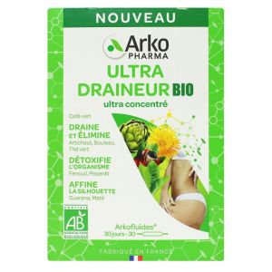 Arko ultra draineur bio - 30 ampoules - 30 jours