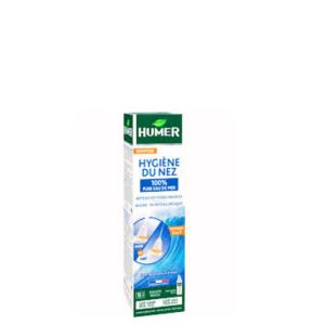 Humer Spray nasal Hygiène du nez 100% pure Eau de mer diffuseur 2en1 150mL