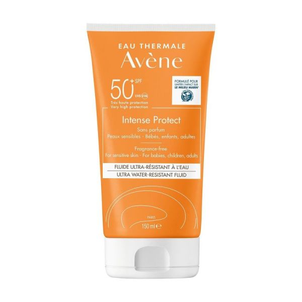 Avene fluide solaire Intense Protect spf50+, tube 150 mL