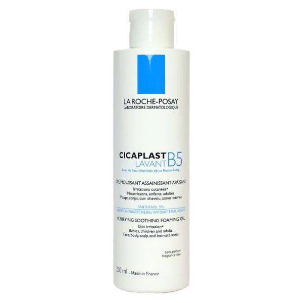 Gel moussant assainissant Cicaplast B5 200 mL La Roche Posay