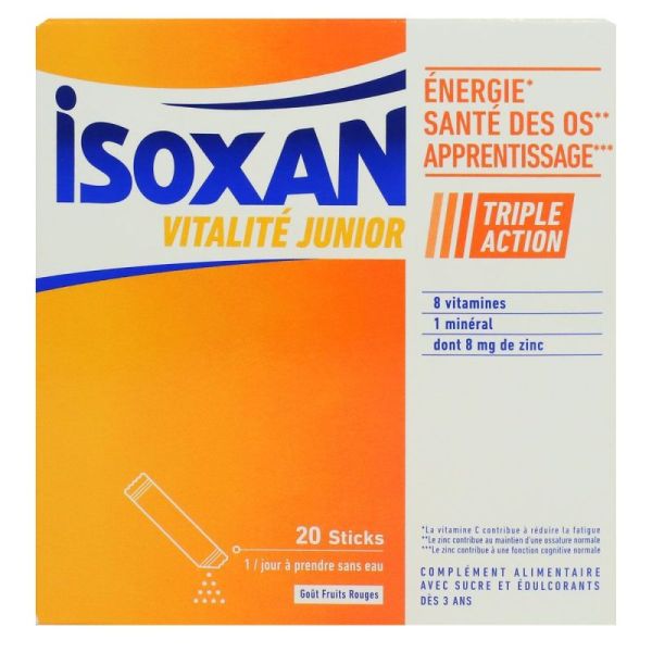 Isoxan Vitalite Junior 20 Sticks