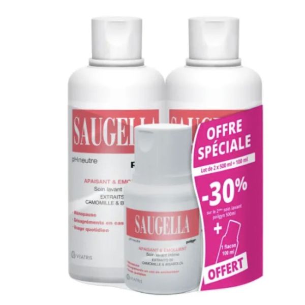 Saugella  Poligyn 2X500Ml100Ml Offert