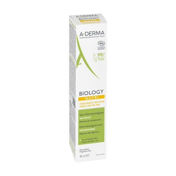 A-Derma BIOLOGY NUTRI Soin dermatologique 40mL