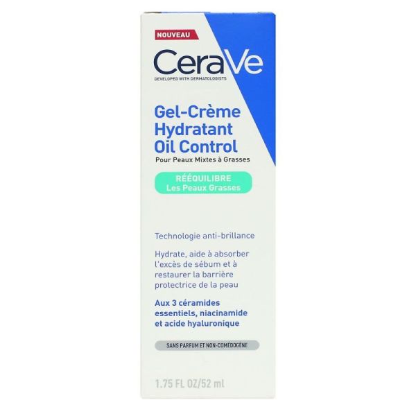 Cerave Gel Cr Hydratant Oil Control 52Ml