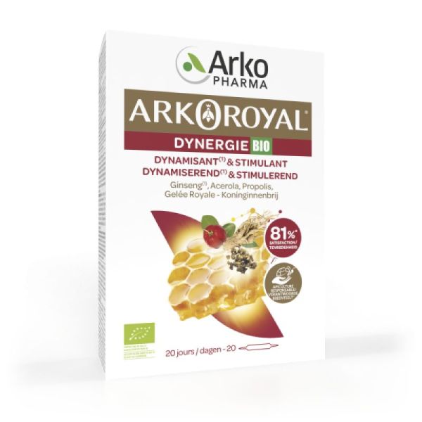 Arkoroyal Dynergie BIO - 30 ampoules - Offre spéciale 10 jours offerts