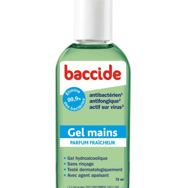 Baccide Vert Gel Mains Hydroalcoolique- Parfum Fraîcheur 100Ml Vert