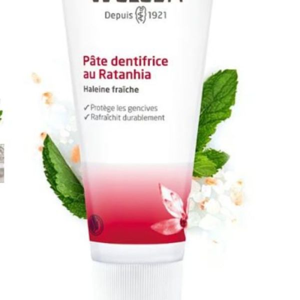 Weleda Dentifrice au Ratanhia tube 75 mL