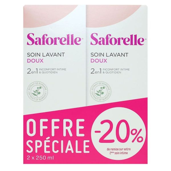 Saforelle Sav Liq 250ml X 2