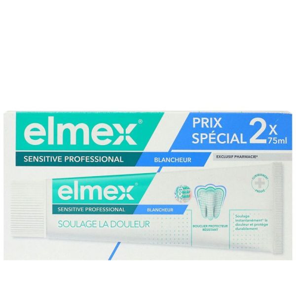 Elmex Dent Sensit Pro Blanc 2X75Ml