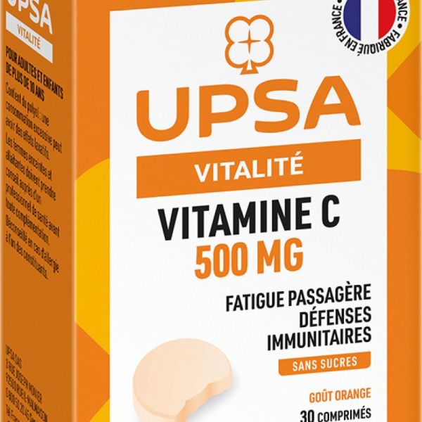 Upsa Vitamine C 500Mg Comprimés à Croquer - boîte de 30