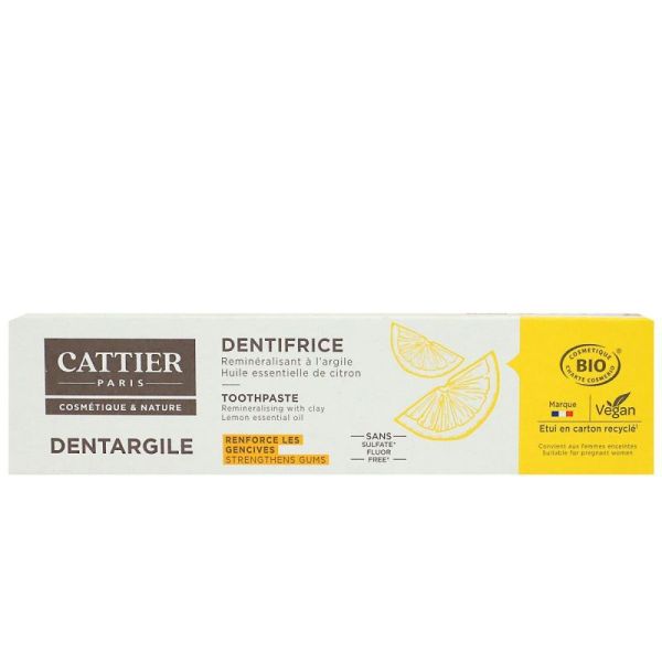 Cattier Dentargile Dent Citron Tb100G