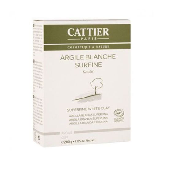 Cattier Argile Blanche Surfine kaolin 200g