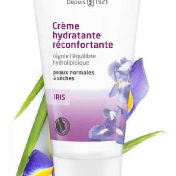 Weleda Crème de Jour Hydratante réconfortante peau normale à sèche à l'Iris tube 30 mL