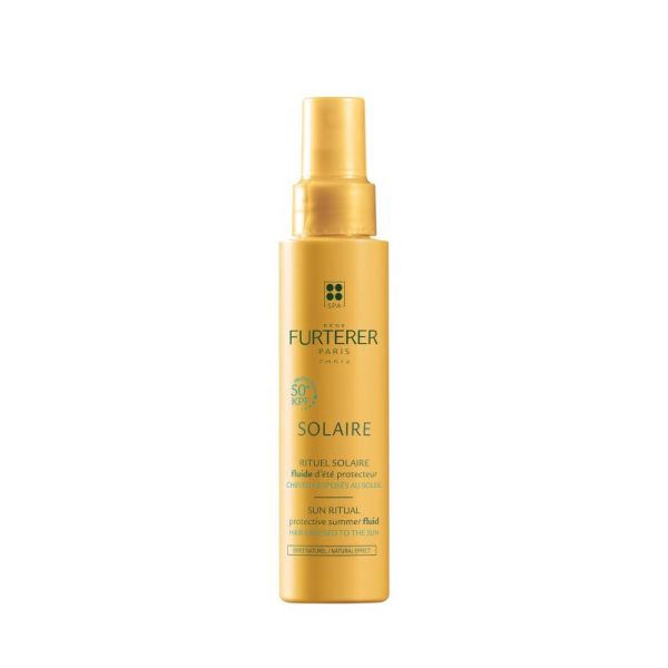 René Furterer Solaire Fluide d'été protecteur - Cheveux sensibilisés : soleil, mer, piscine - 100 ml