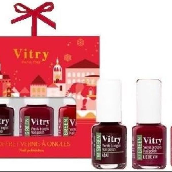 Vitry Coffret 3 Vernis à ongles Be Green