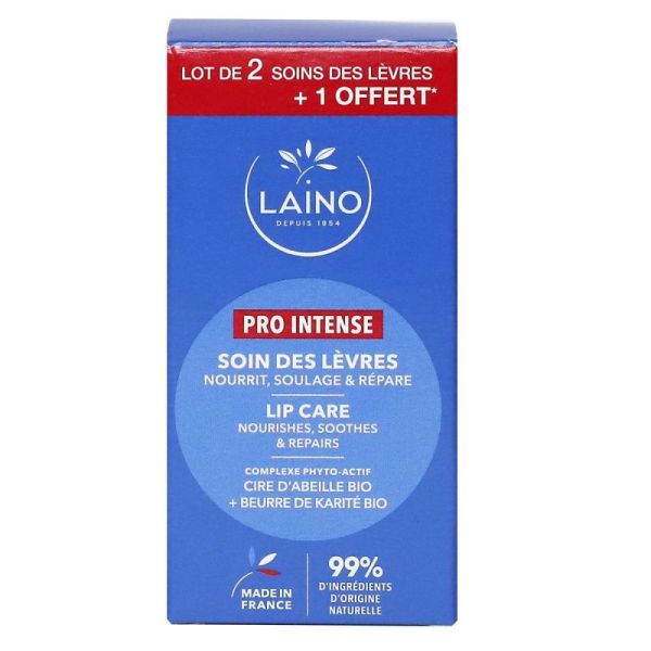 Laino Pro Intense Soin des lèvres - Lot de 2 + 1 OFFERT