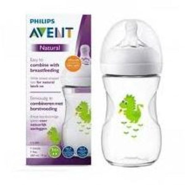 Avent Biberon Natural "Dragon" 260mL 1m+