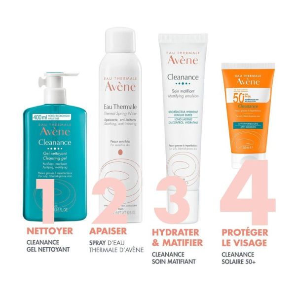 Avene crème solaire anti-imperfections Cleanance spf50+, tube 50 mL
