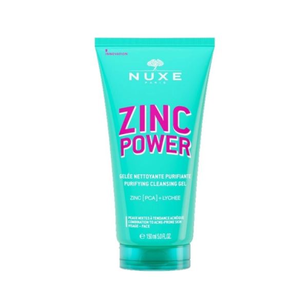 Nuxe Zinc power Gelée Nettoyante Purifiante 150 mL