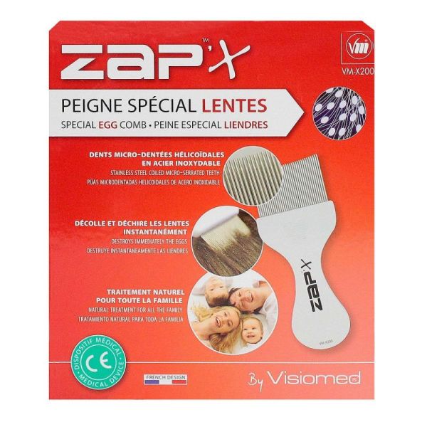 Zapaposx Peigne Anti- Poux Amp Lentes