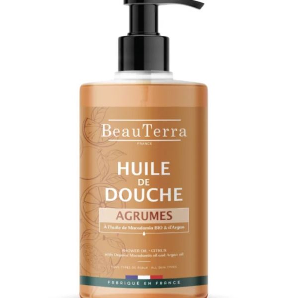 Beauterra Huile Douche Agrumes 750ml