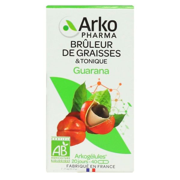 Arkogelules Guarana Bio 40 Gelu