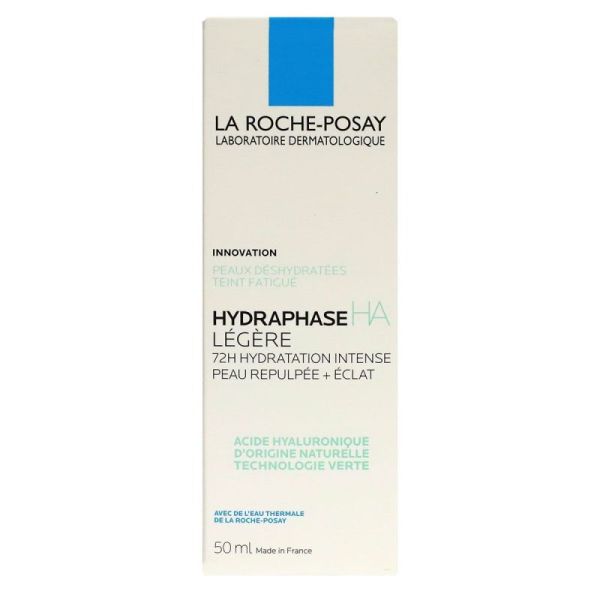 Crème hydratante Hydraphase légère 50 mL La Roche Posay pour peaux déshydratées normales à mixtes