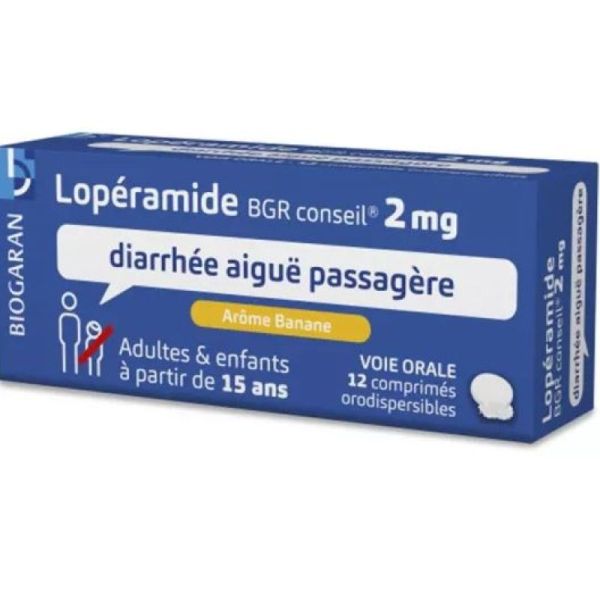 Biogaran Lopéramide 2Mg - 12 Comprimés orodispersibles